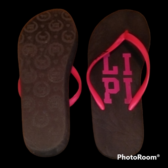 Victoria's Secret Love Pink Flip Flops - Picture 3 of 5